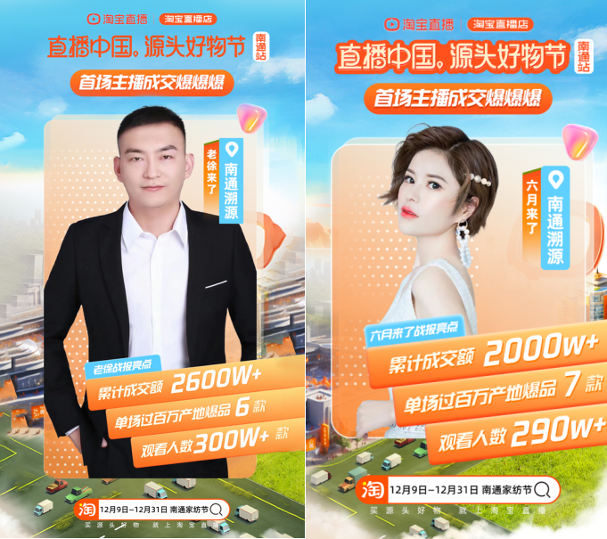  《直播中国》源头好物节——南通站启动，发掘家纺产业生意增量
